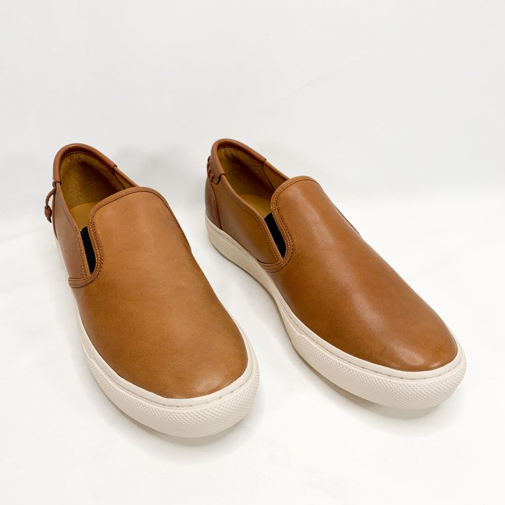 COACH C115 Slip On Sneaker Saddle Brown 10.5 D NEW - Picture 6 of 8